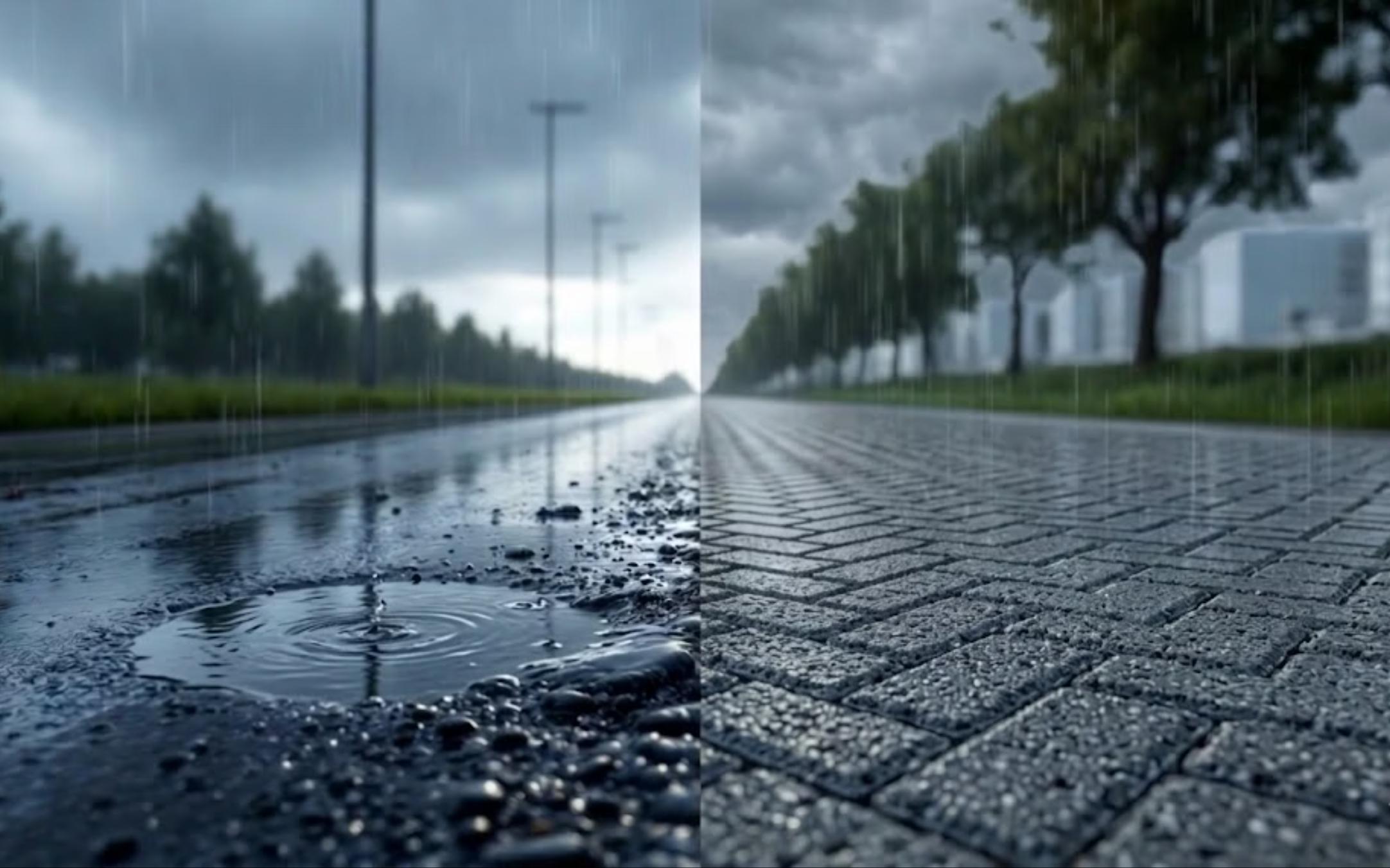 Paver Drenante vs Pavimento Convencional